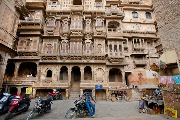 Famous mansion Patwon Ki Haveli in old architectural style of Rajasthan