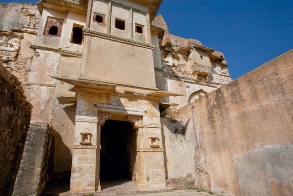 Stone tower of Chitaurgarh fortress in India. UNESCO World Heritage Site