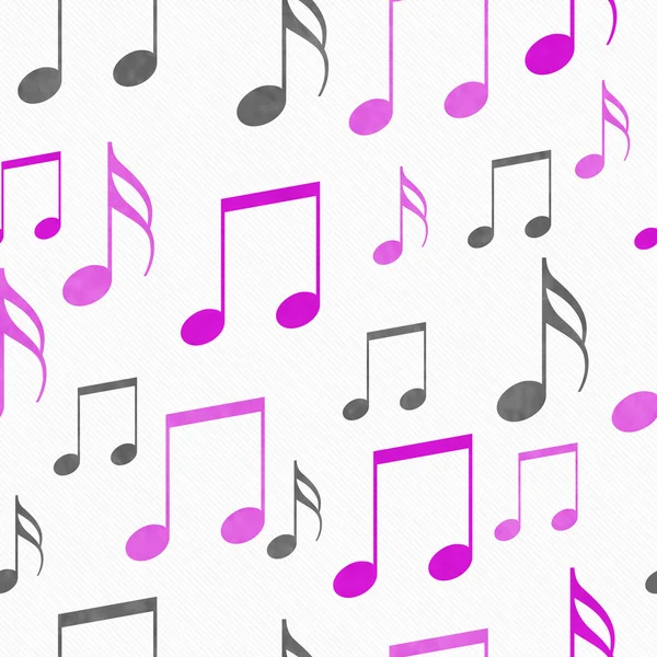 Pink, White and Gray Music Notes Tile Pattern Repeat Background