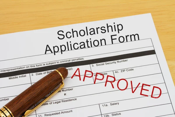 Applying for a Scholarship Approved