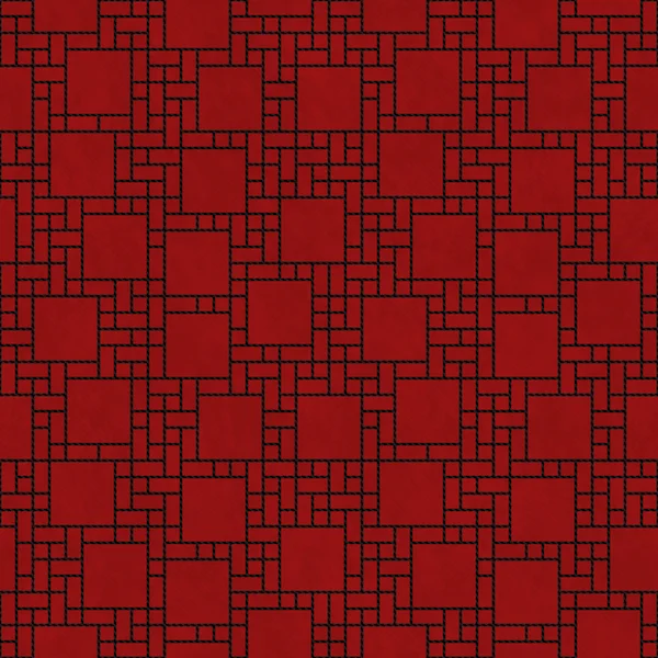 Black and Red Square Abstract Geometric Design Tile Pattern Repe