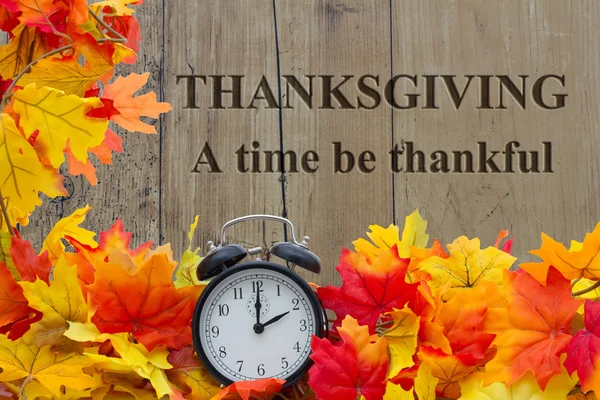 A time to be Thankful
