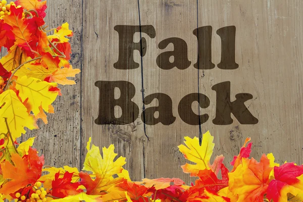 Fall Back Time Change