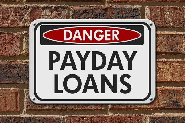 Payday Loans Danger Sign