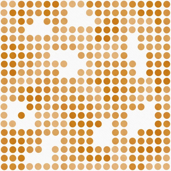 Orange and White Polka Dot Mosaic Abstract Design Tile Pattern R