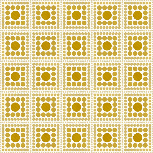 Yellow and White Polka Dot Square Abstract Design Tile Pattern R
