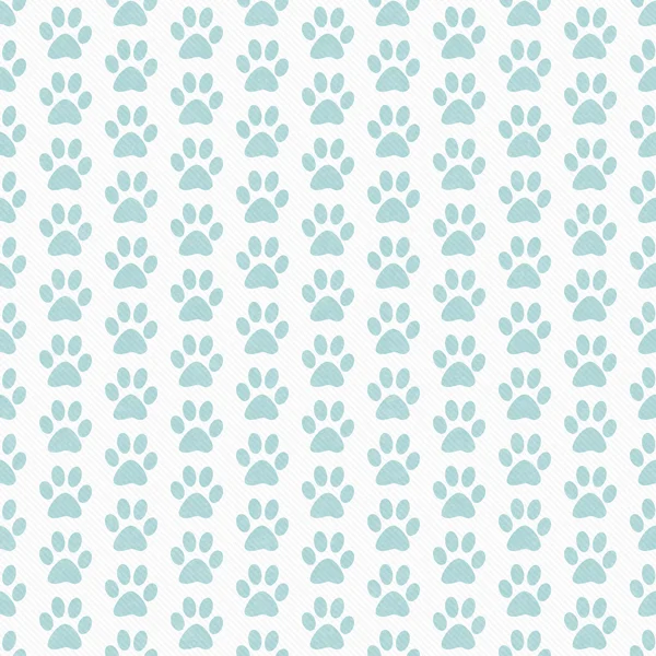 Green and White Dog Paw Prints Tile Pattern Repeat Background
