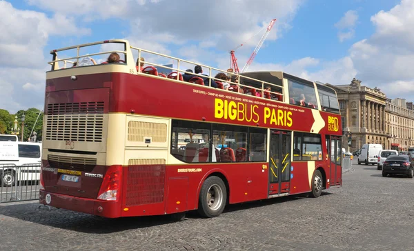 Tourist bus in Paris