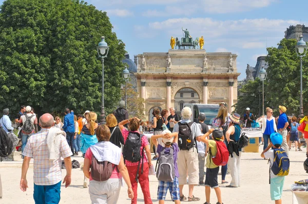 Tourist in Paris, France