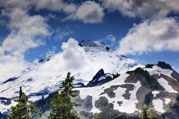 Mount Baker Under Clouds from Artist Point Washington State