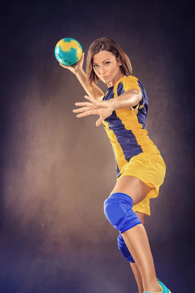 Playing handball
