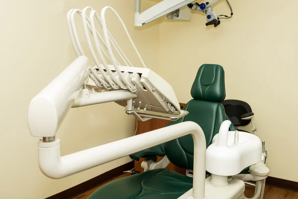 Dental chair in dental office