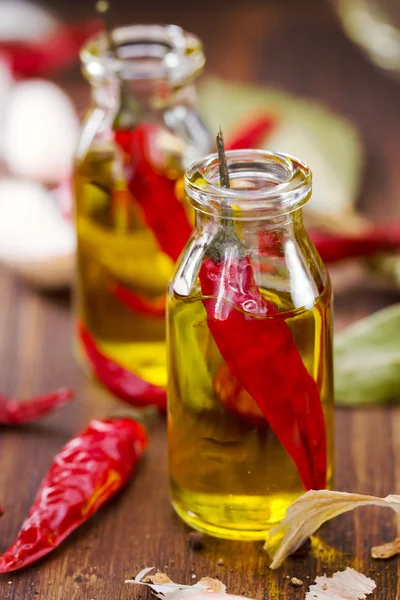 Olive oil with red pepper