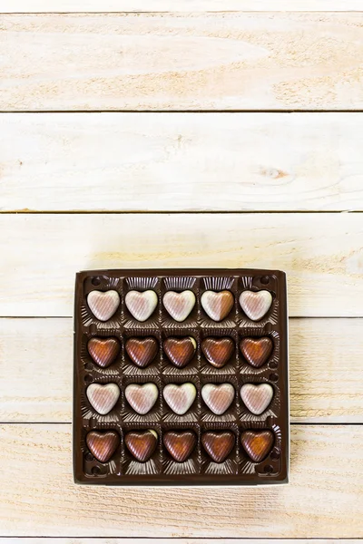 Close up view of Chocolate box