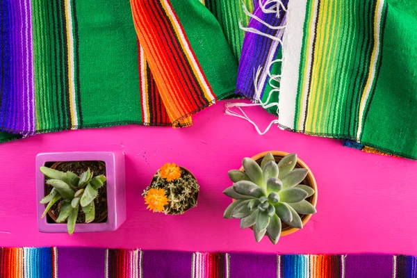 Fiesta colorful table decorations