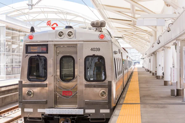 Commuter train from Denver Union Station