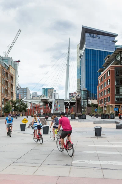 Biking at Urban street