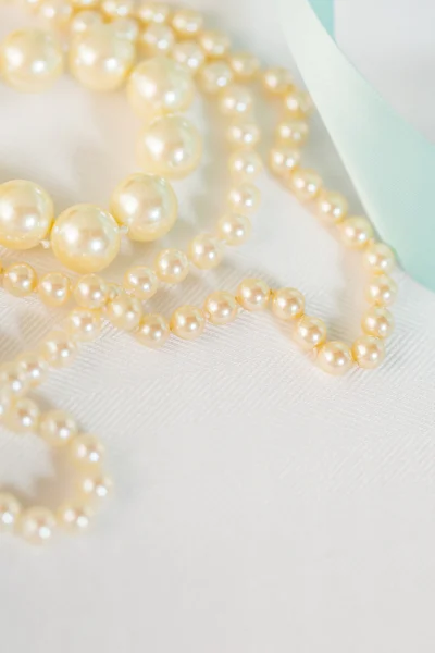 White vintage pearls