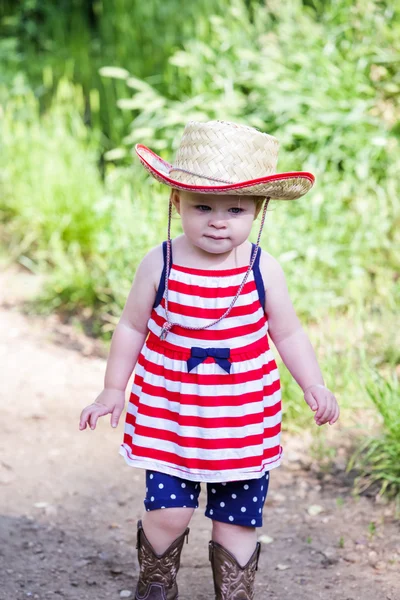 Cute little girl in the park