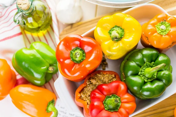 Low calorie Stuffed peppers