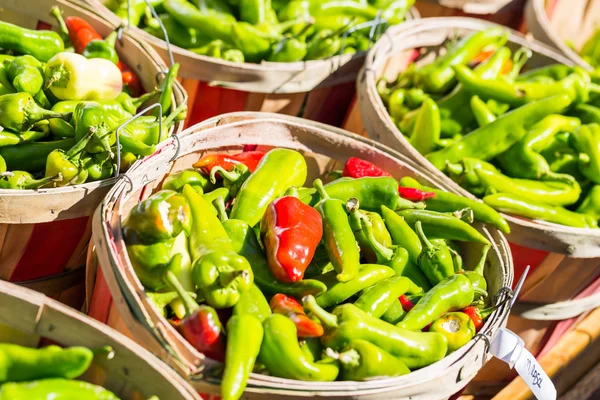 Green Chili peppers