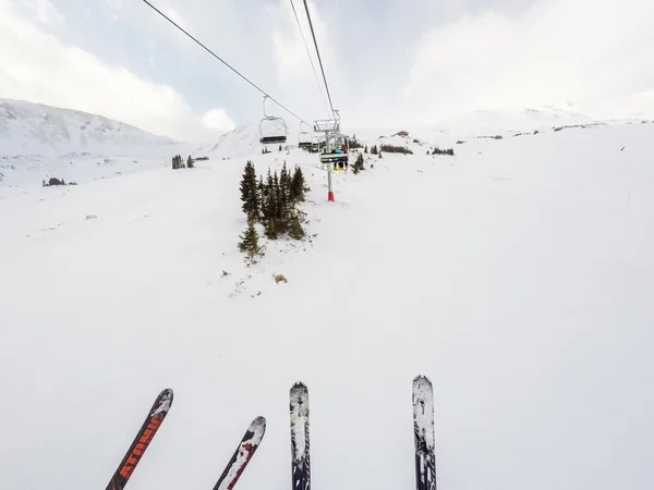 Winter day, Alpine skiing