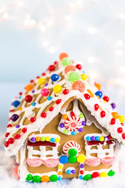 Gingerbread House with white royal icing