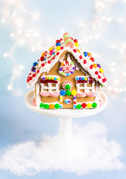 Gingerbread House with white royal icing