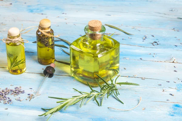 Lavender and rosemary essentials oils