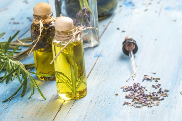 Lavender and rosemary essentials oils