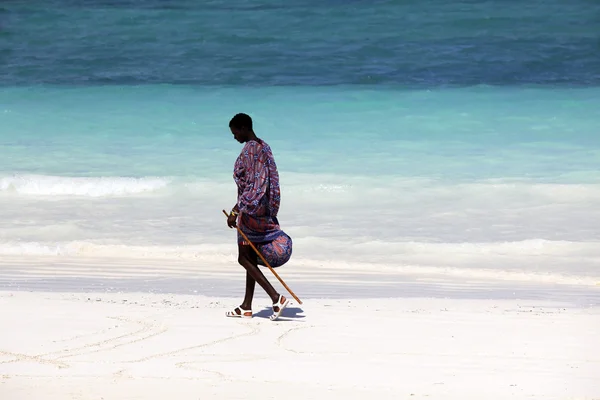 Maasai on the beach