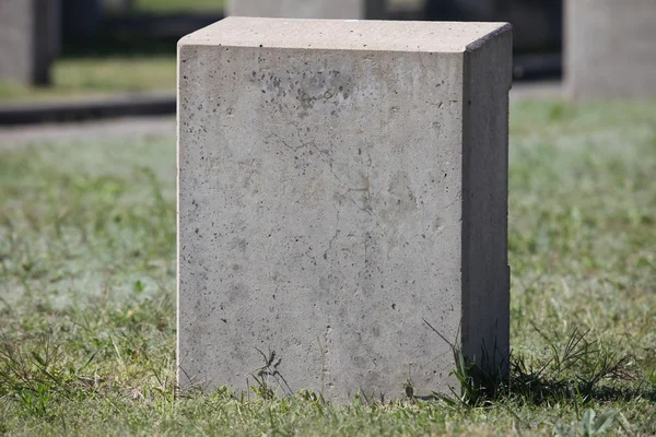 Empty gravestone unknown soldier