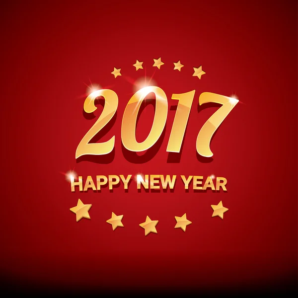 Happy new year 2017 vector background