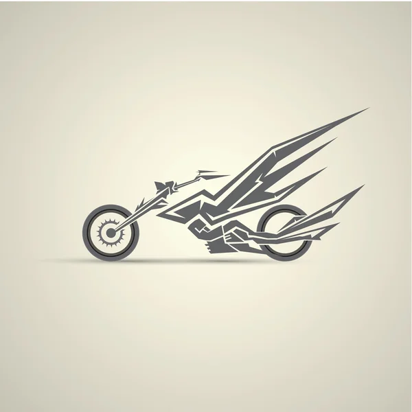 Motorcycle label, badge. abstract motorcycle