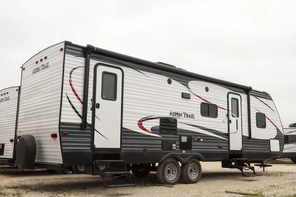 Aspen Trail Trailer at a Dealership in the USA