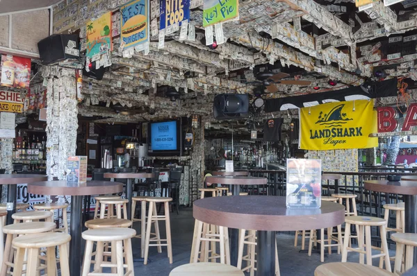 Willie T's dollar bar in Key West, Florida, USA