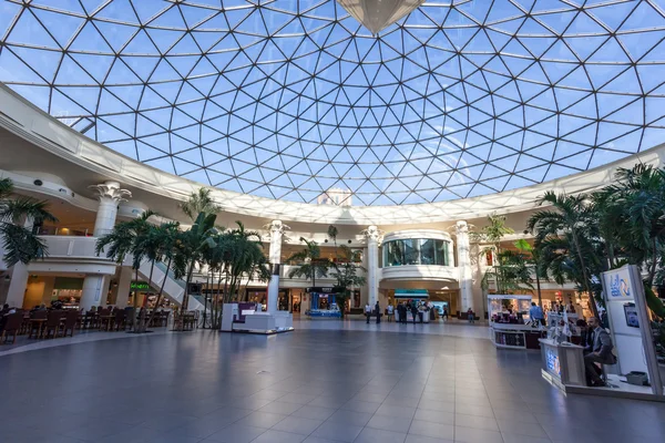 Dome inside of the Marina Mall in Kuwait City. December 7, 2014 in Kuwait, Middle East