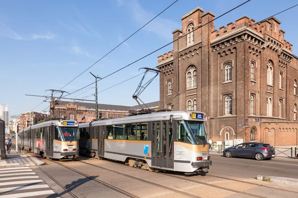 Tram in Brussels, Belgium