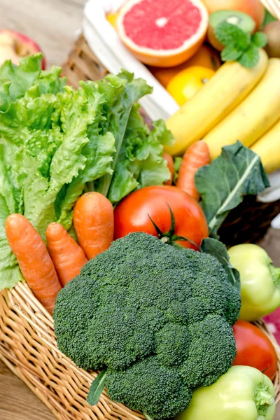 Healthy food - fruits and vegetables