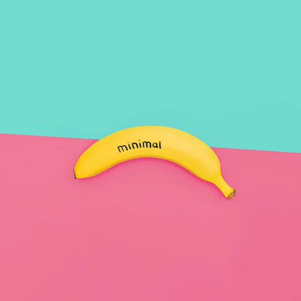 Banana minimal. Pastel colors style