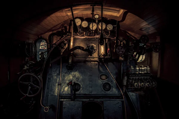 Train locomotive control room