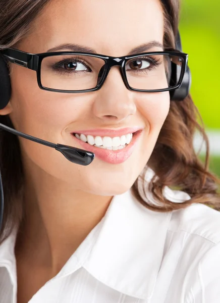 Support phone operator in headset