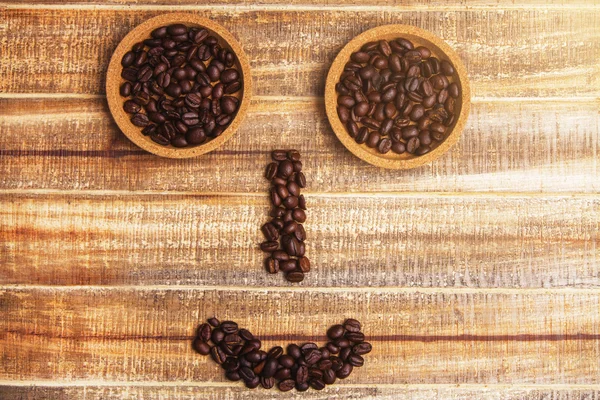 Coffee seed smiley