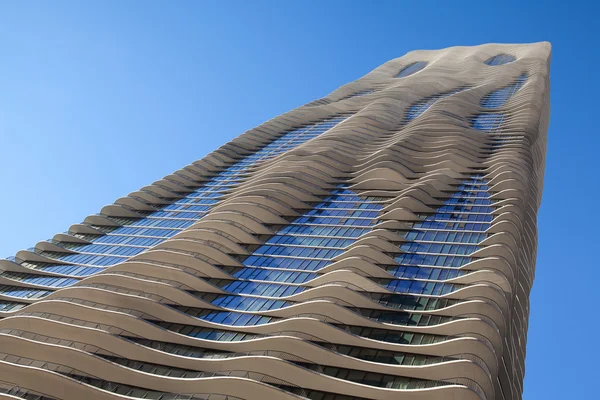 The famous Aqua Tower in Chicago.