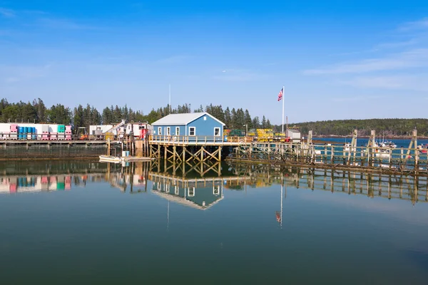 Crab farm and crab cages on Saint George Peninsula