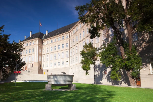 View on Prague Castle from Paradise Garden.