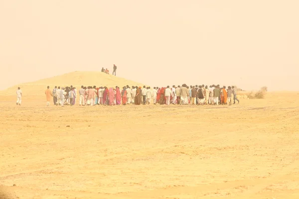 Village poor people in Desert