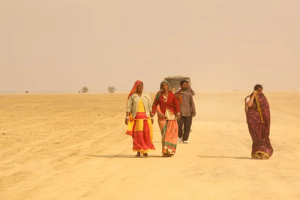 Village poor people in Desert