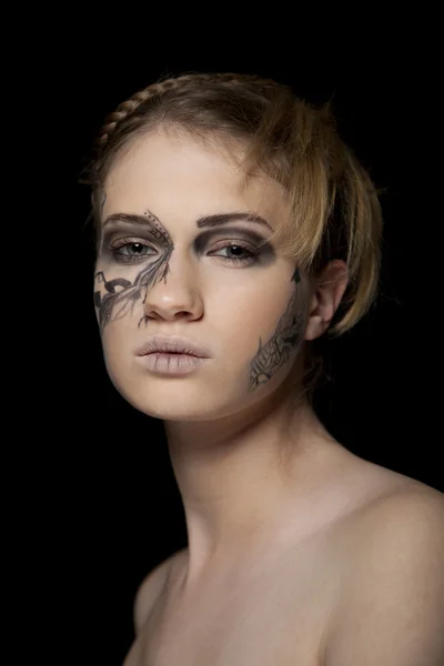 Young women with fantasy make up