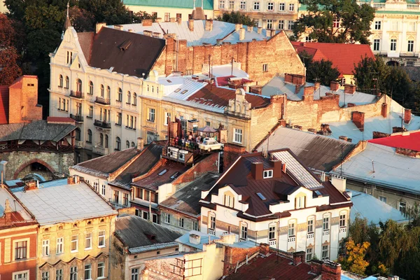 Top view from Lviv City Tower.